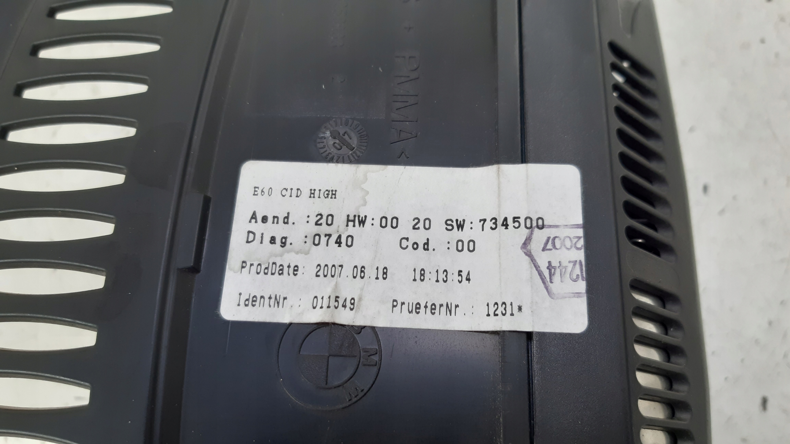 Écran 9141809 BMW E61 LIFT