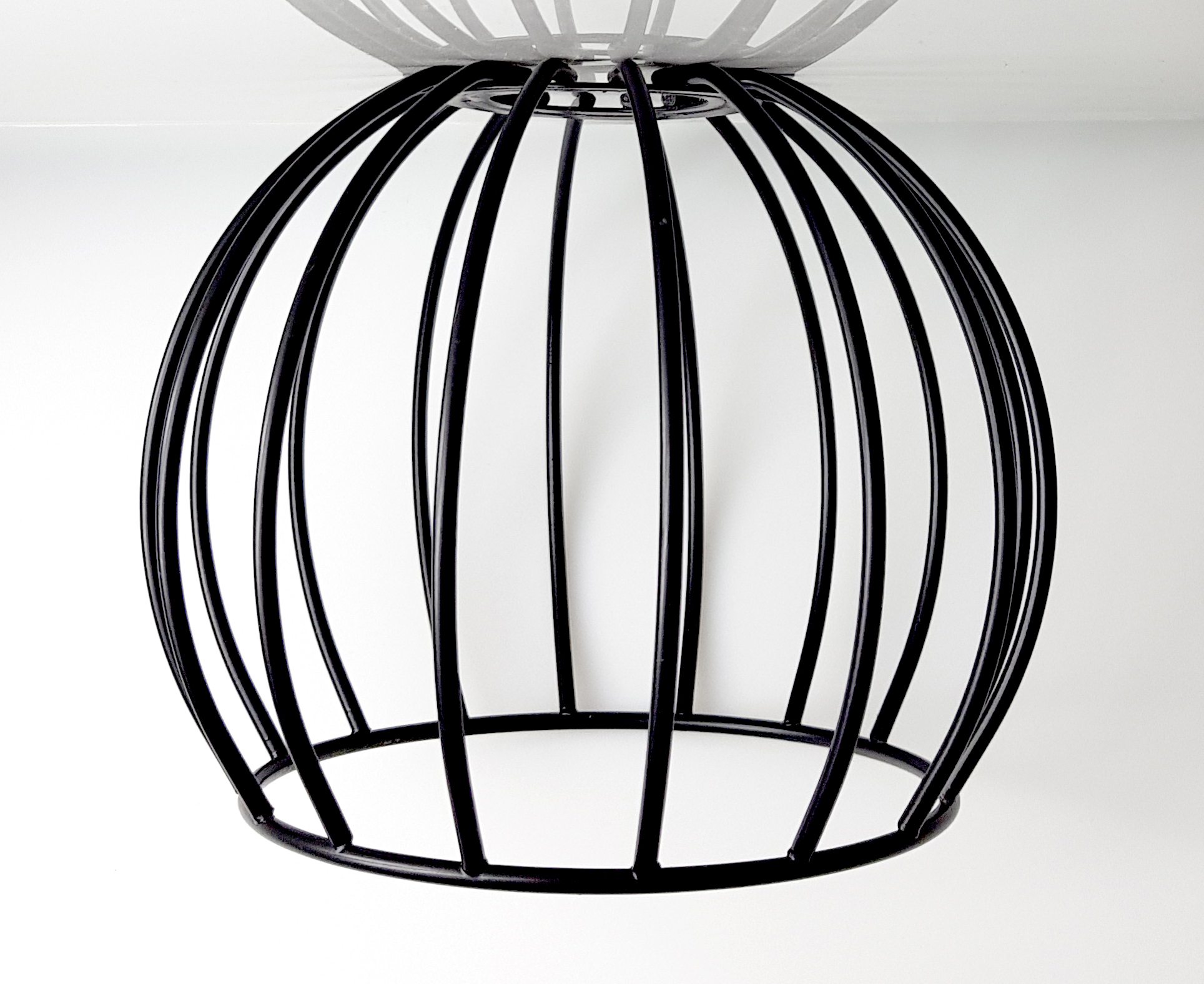 LAMPA WISZĄCA ZWIS żyrandol sufiow loft drut KULA Kolor czarny