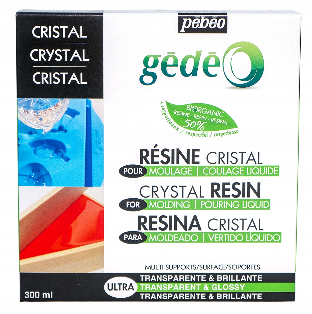 Pebeo Crystal Resin Bio Kit 300ML