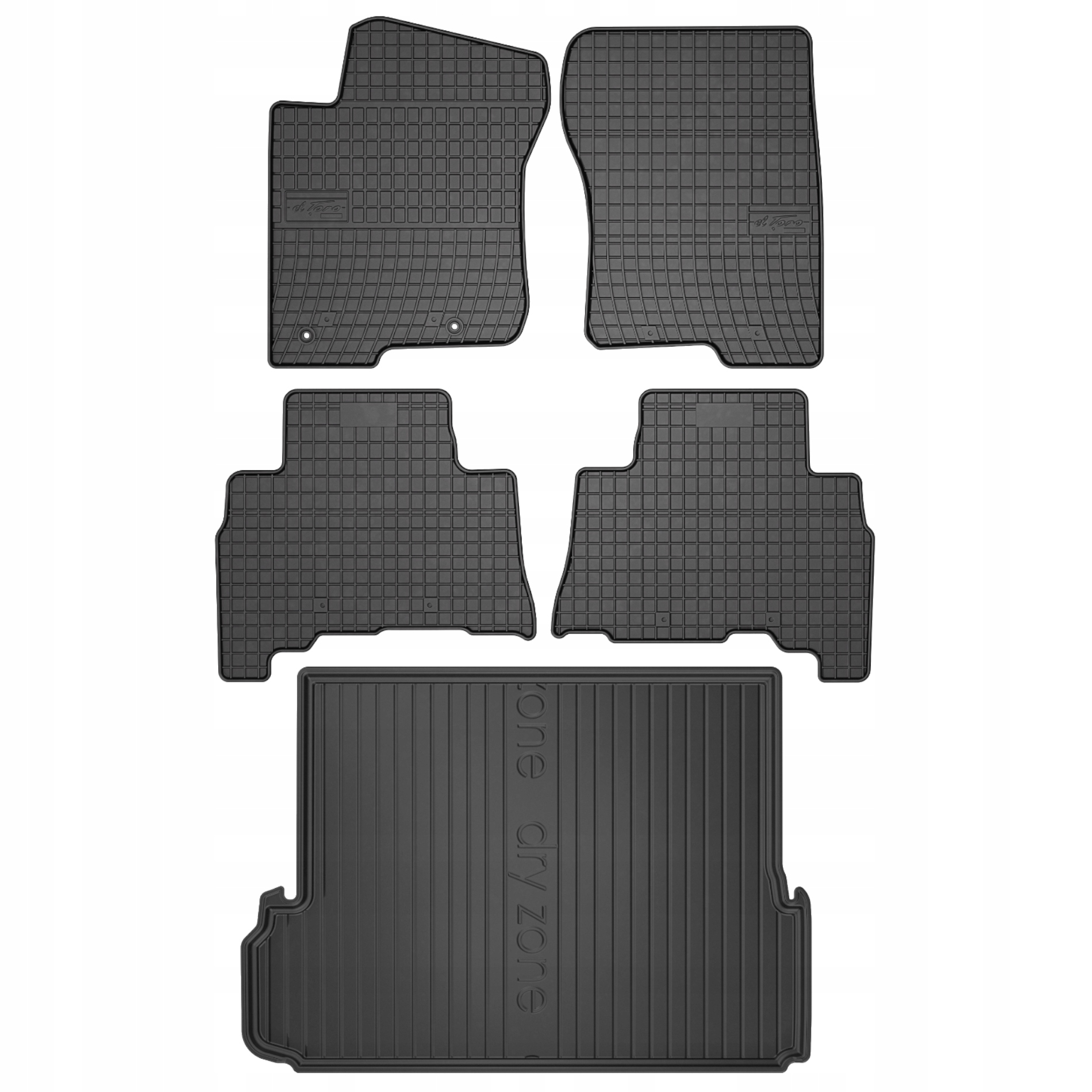 Gumové rohože rohož batožinového priestoru Land Cruiser J150 17 – 7 os.