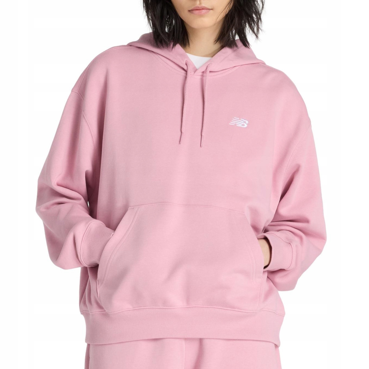 Dámská Mikina Nb WT41507PTF Sport Essentials French Terry Růžová Xs