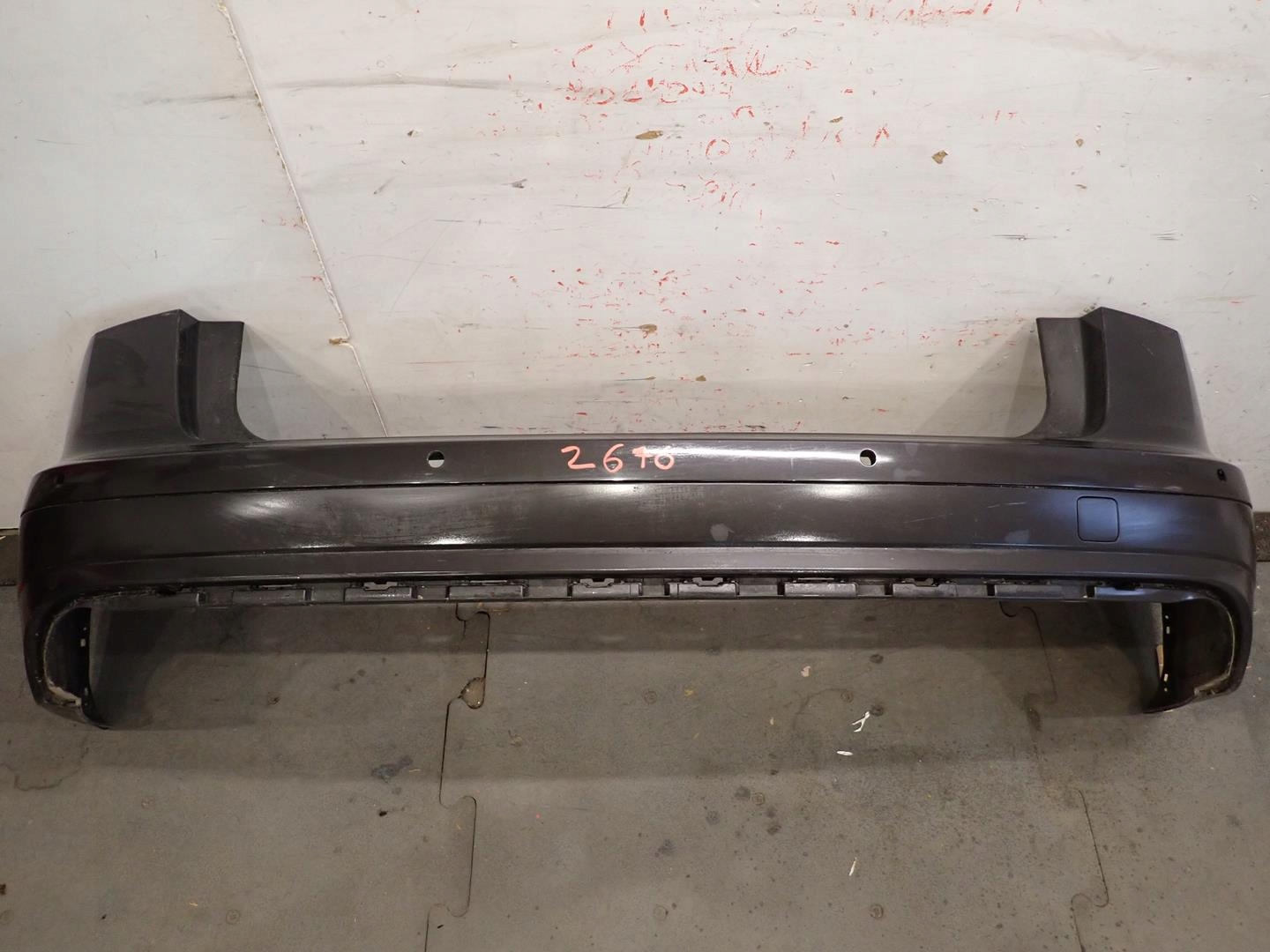 bumper rear part rear AUDI A6 C7 ALLROAD 2011- 4G9807511BE