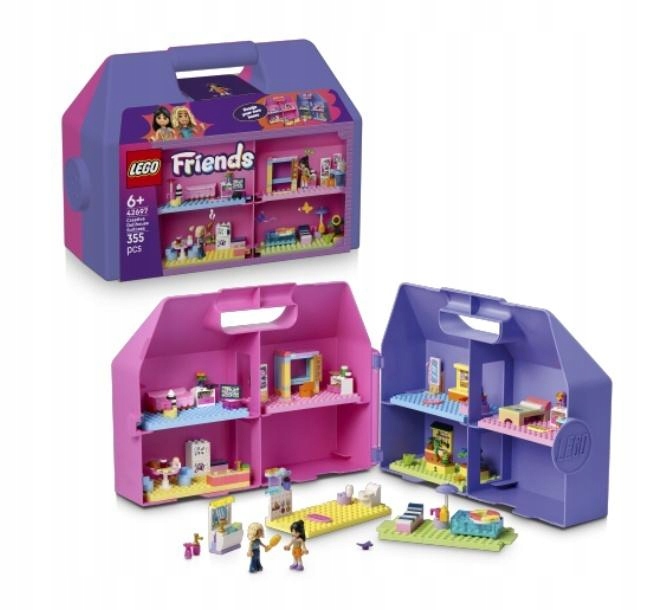 Lego(r) Friends 42697 Kreativní kufřík s domečkem