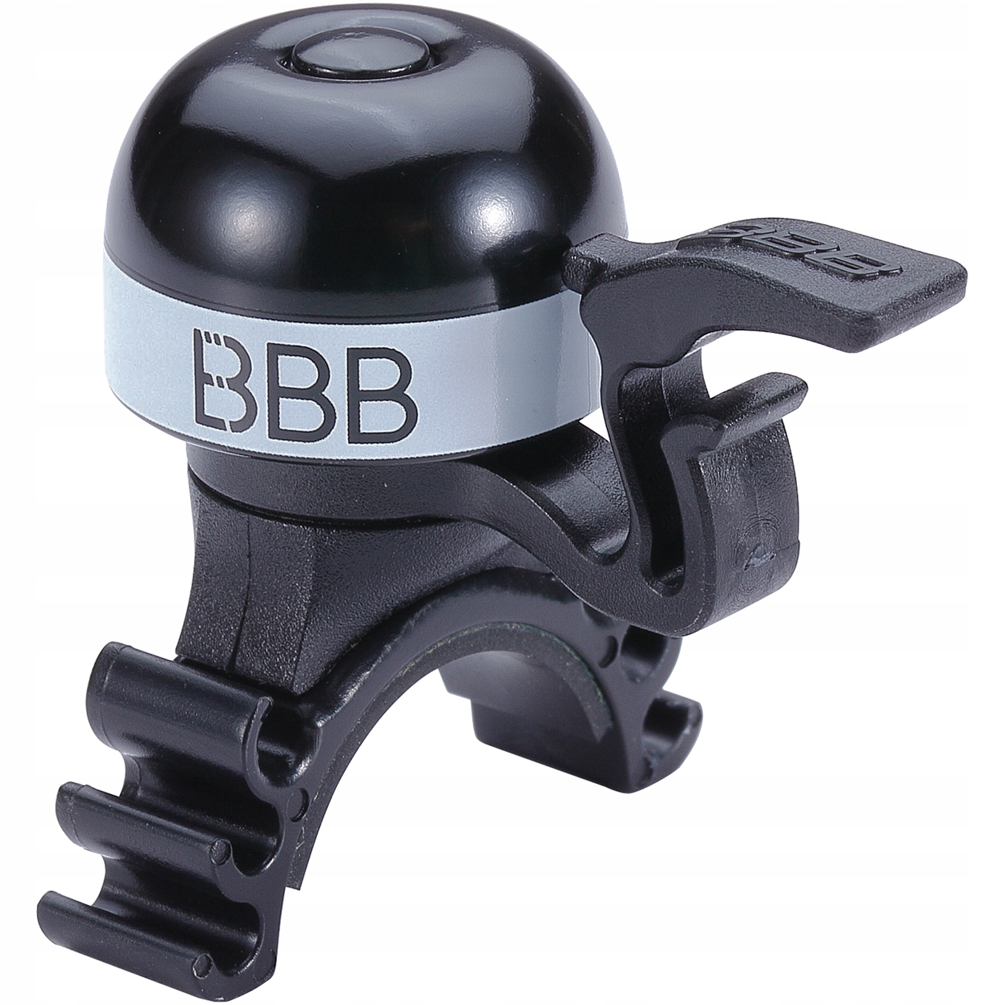 Dzwonek rowerowy mały lekki Bbb MiniFit biały