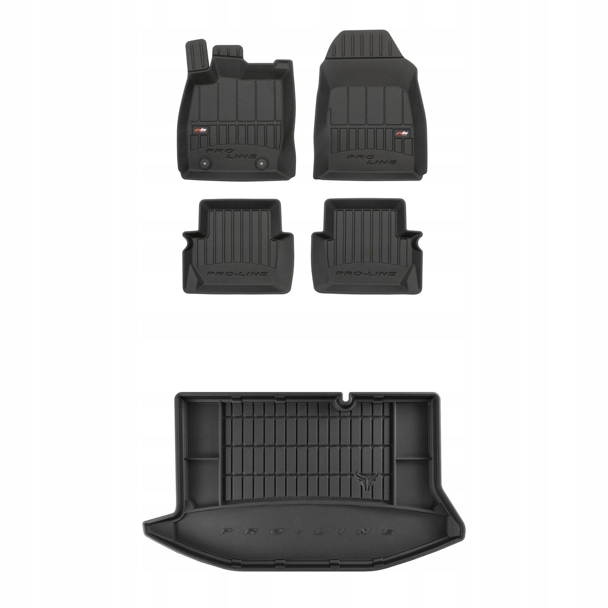 Sada gumových kobercov a rohoží pre Ford Fiesta VI 2008-2017