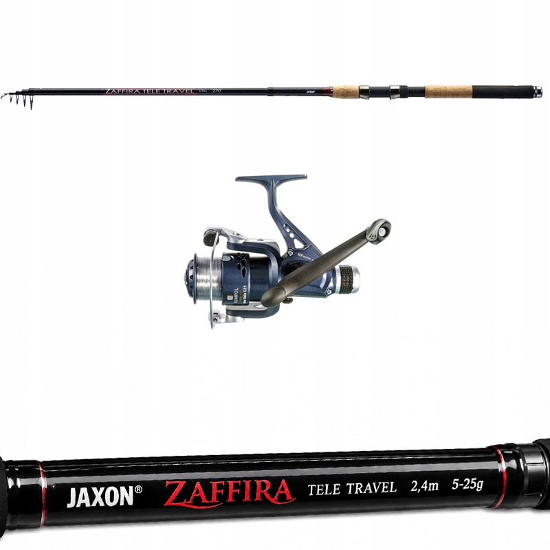 Rybářský Set prut Jaxon 2,4 m naviják Master na splávek Spinning