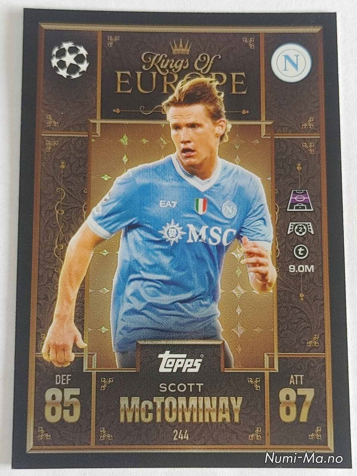 Topps Match Attax Extra 2025-2026 N.244 Kings Mctominay Napoli 4903