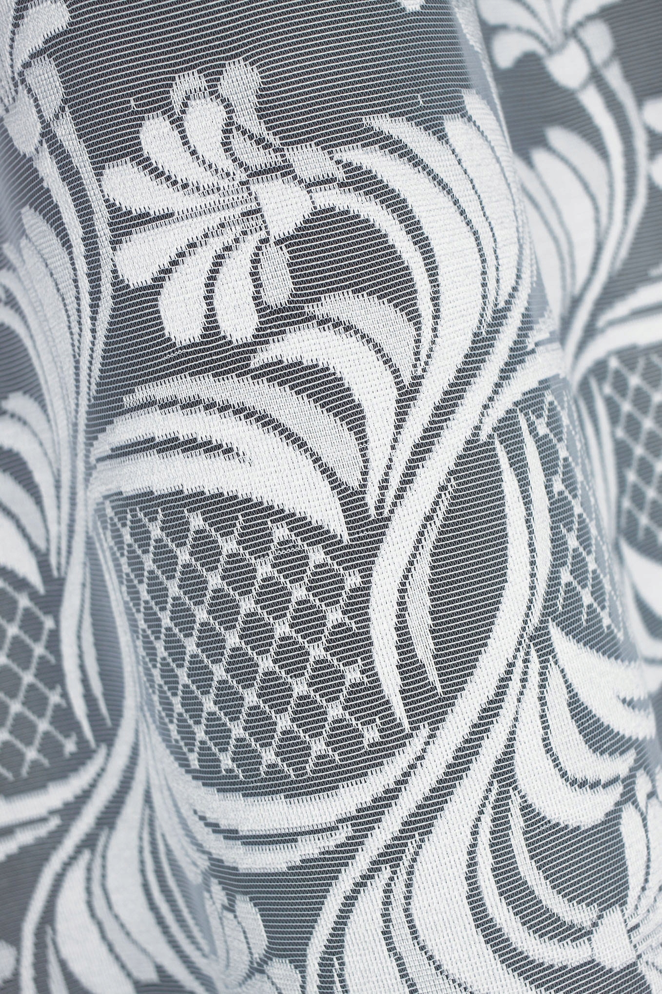 Mg Záclona žakár 35402 Bílá 250x250 cm hotová s páskou M