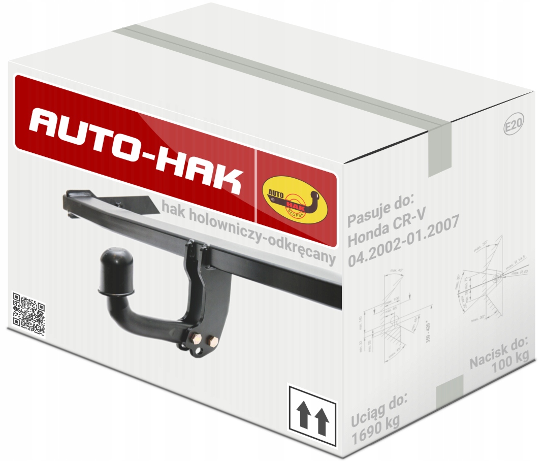 

Hak holowniczy Y24 do Honda Cr-v 2002-2007