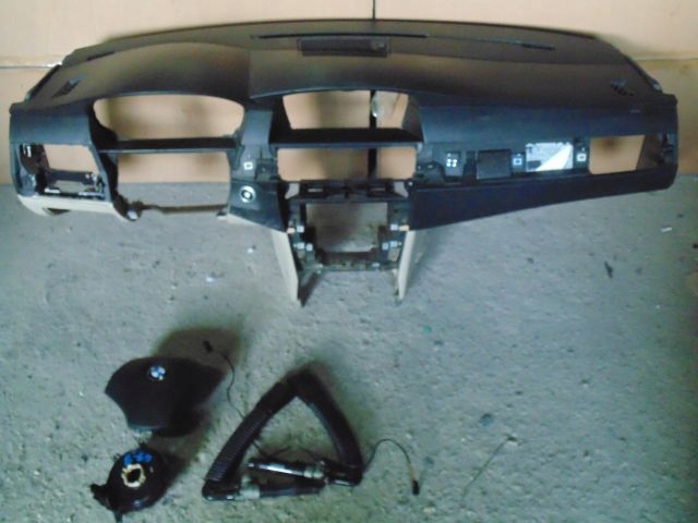 DASHBOARD CONSOLE AIRBAGS BMW 5 E60 LIFT 2008 ROK.