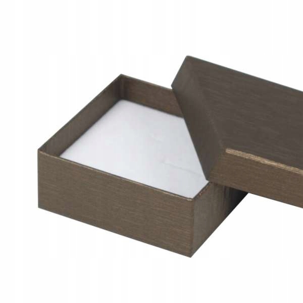 

Pudełko Jubilerskie Brązowe Uniwersalne Ozdobne