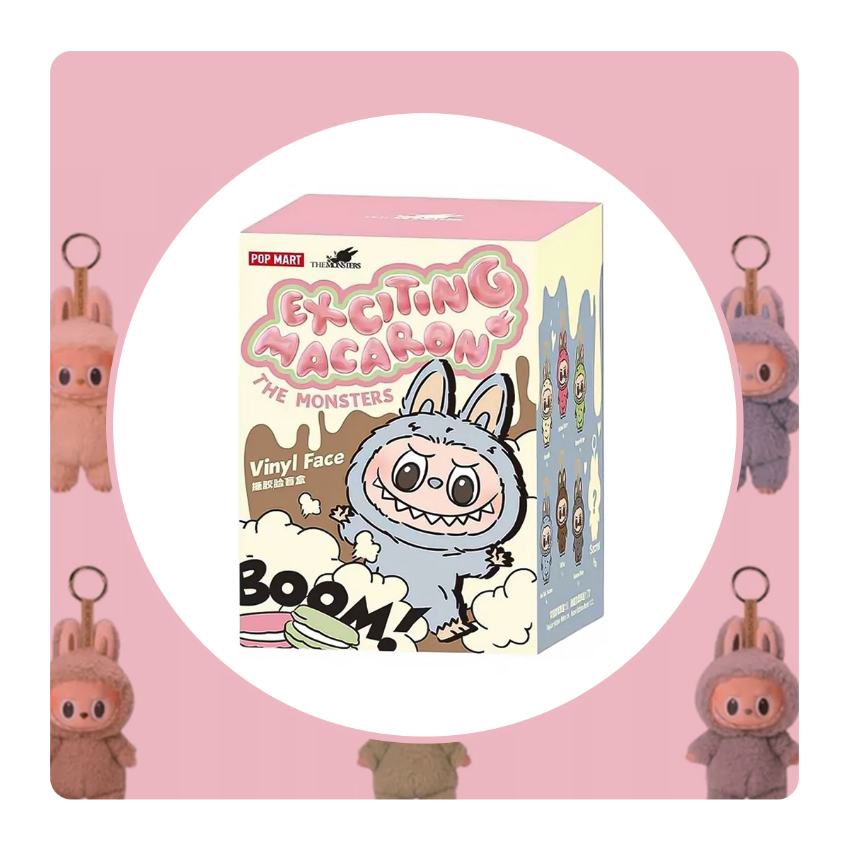Labubu Pop Mart The Monsters Exciting Macaron Brelok Certyfikaty, opinie, atesty CE