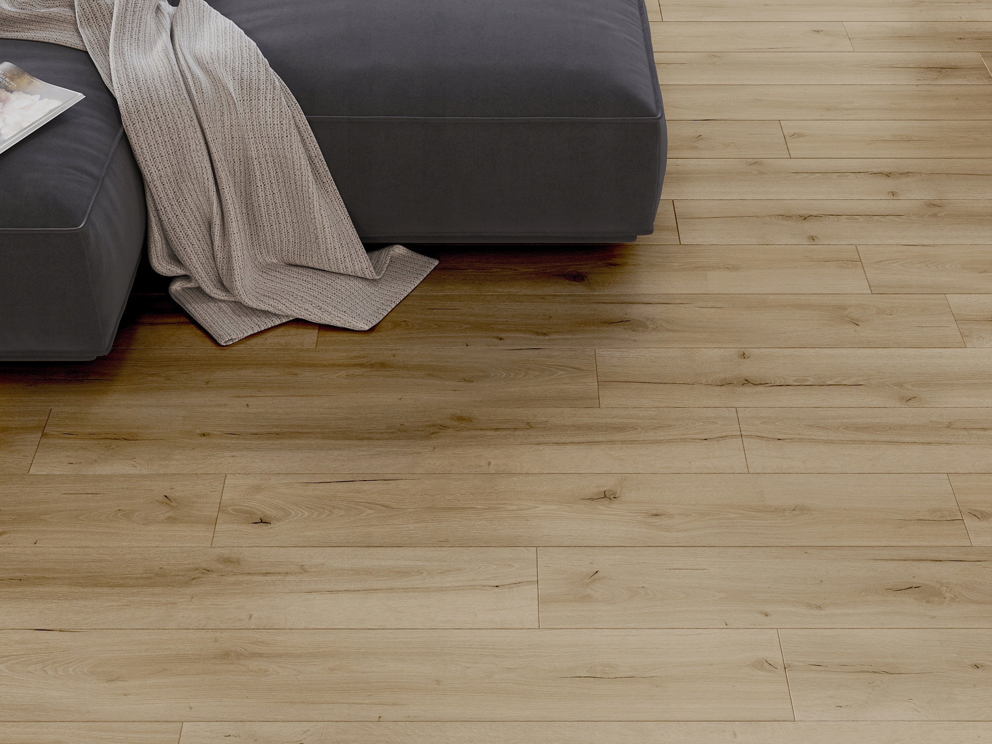 MEXEN BUFFALO PANELE WINYLOWE SPC 6,5 MM PODKŁAD IXPE 4 V-FUGA DĄB Jednostka sprzedaży paczka