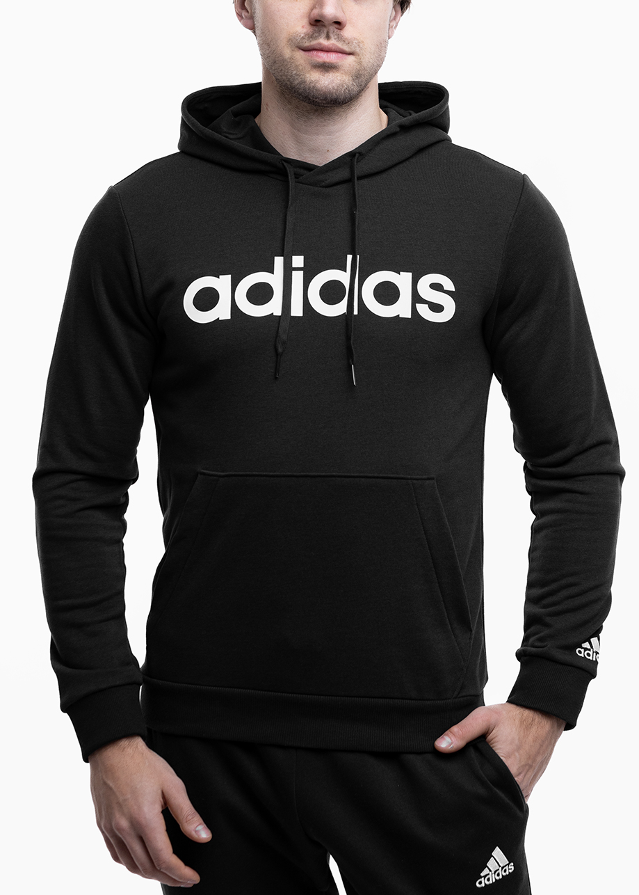 adidas pánská mikina s kapucí sportovní bavlněné hoodie logo vel. S