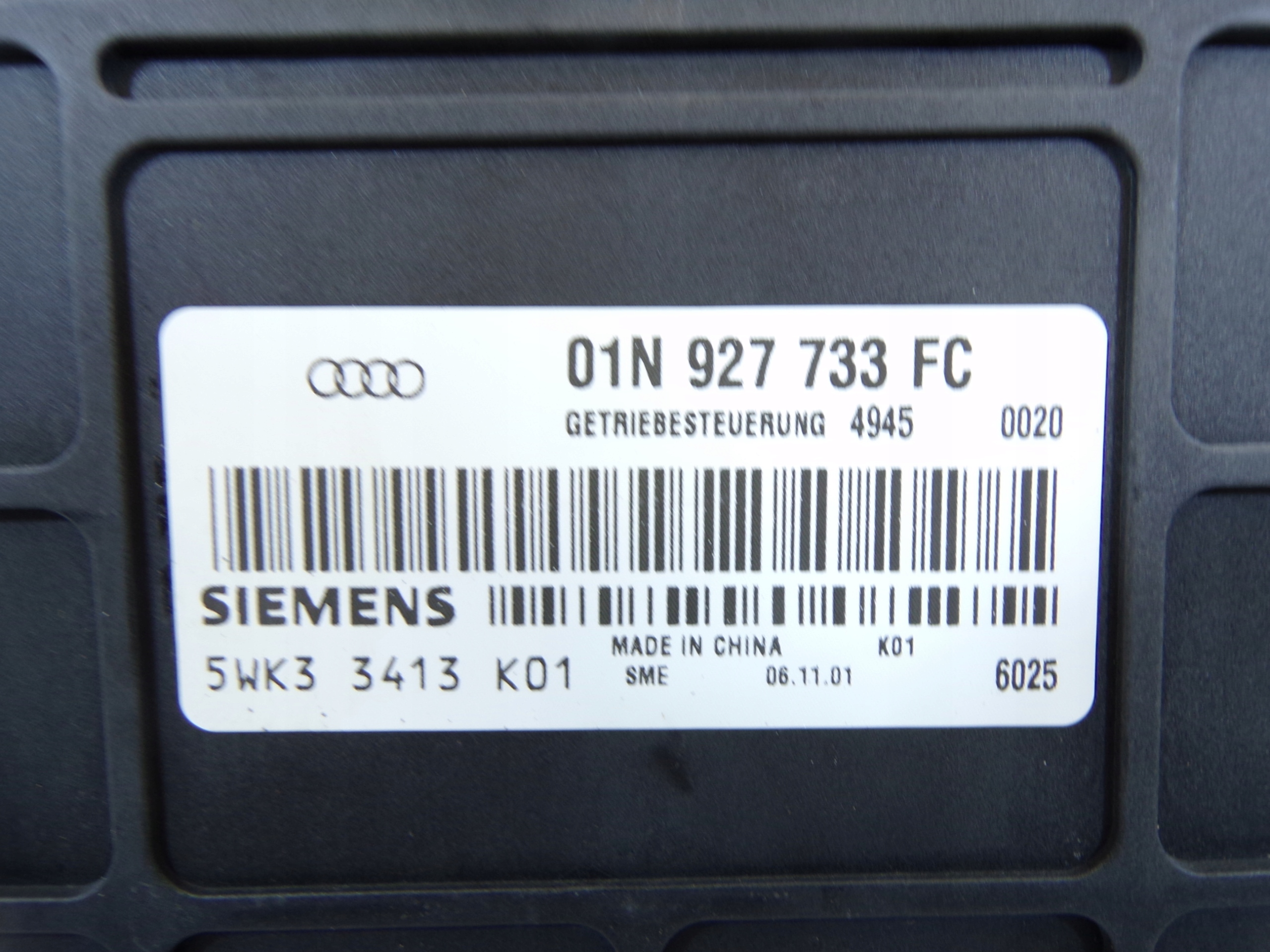 Bedienteil Getriebe getriebe VOLKSWAGEN PASSAT B5 LIFT 01N927733FC