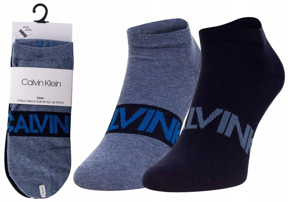 

Calvin Klein Skarpety Skarpetki Stopki 2P r.39-42