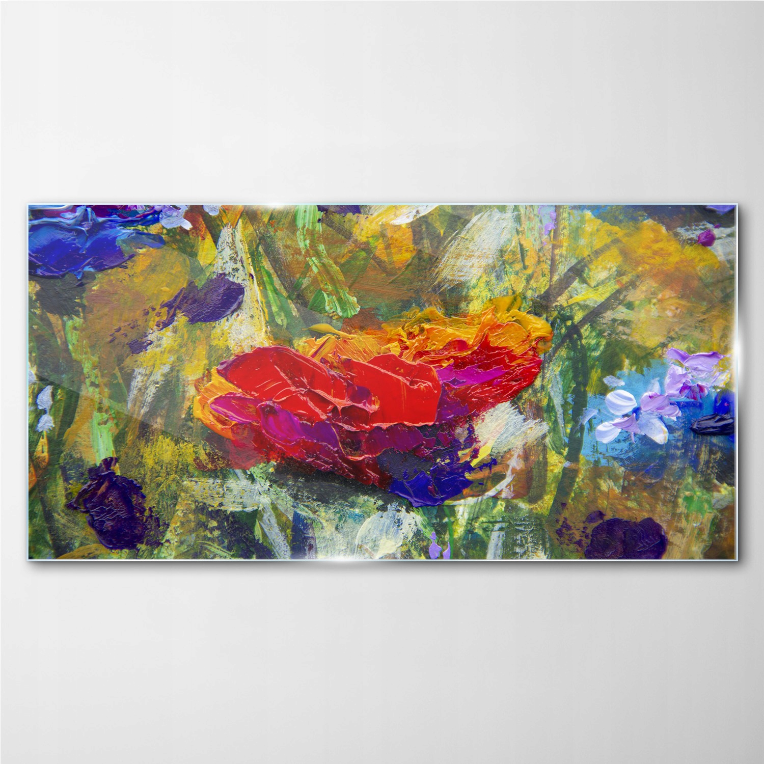 

Foto-obraz szklany na ścianę Malowana łąka 100x50