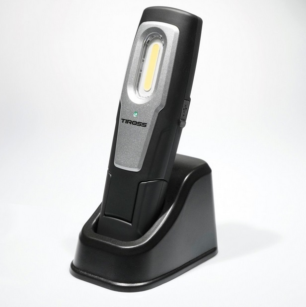 TIROSS - AKUMULATOROWA LAMPA WARSZTATOWA COB LED - MAGNES - 3 TRYBY - 600LM Kod producenta TS1905
