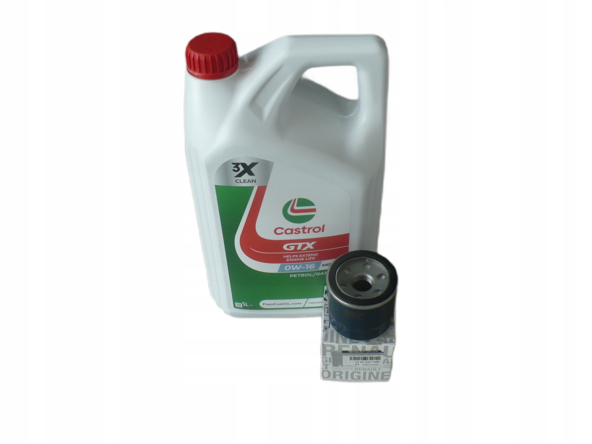 Olejový set Dacia Bigster 1,8 Full Hybrid Castrol 0v16 f. olej