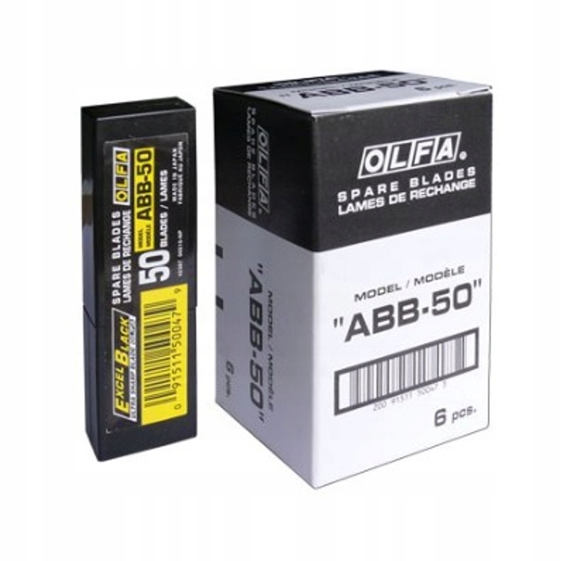 

Ostrze Segmentowe 9mm Do Noży Olfa Abb 50szt