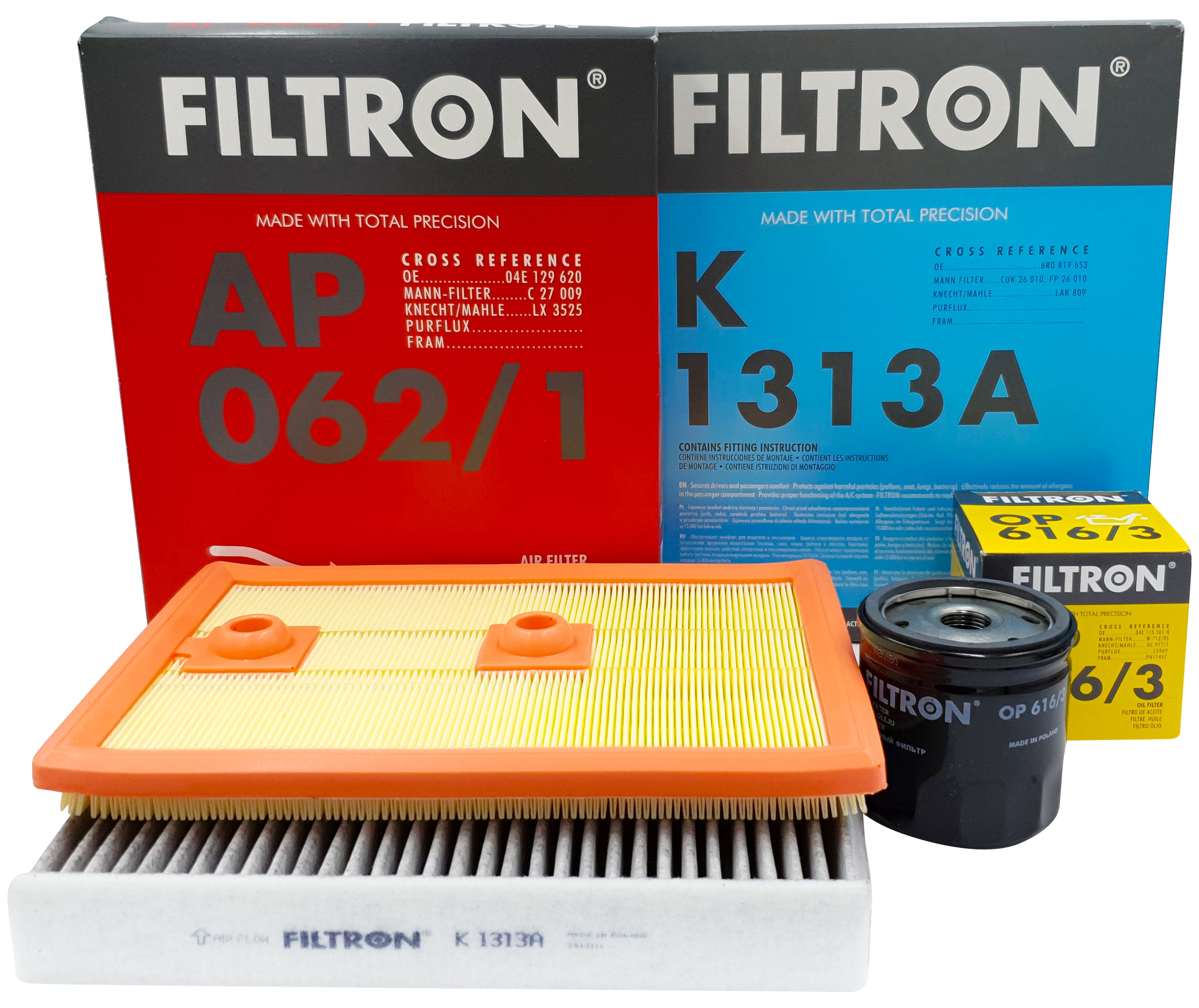 

Zestaw Filtrów Filtron Skoda Fabia III 1.2TSI