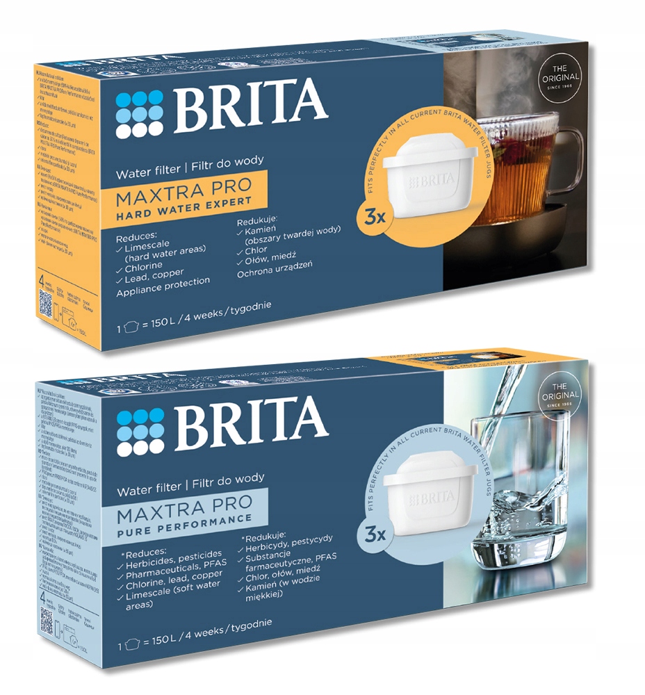 Filtr Brita Maxtra Pro Hard Water Expert 3szt. Pro Pure Performance 3szt.