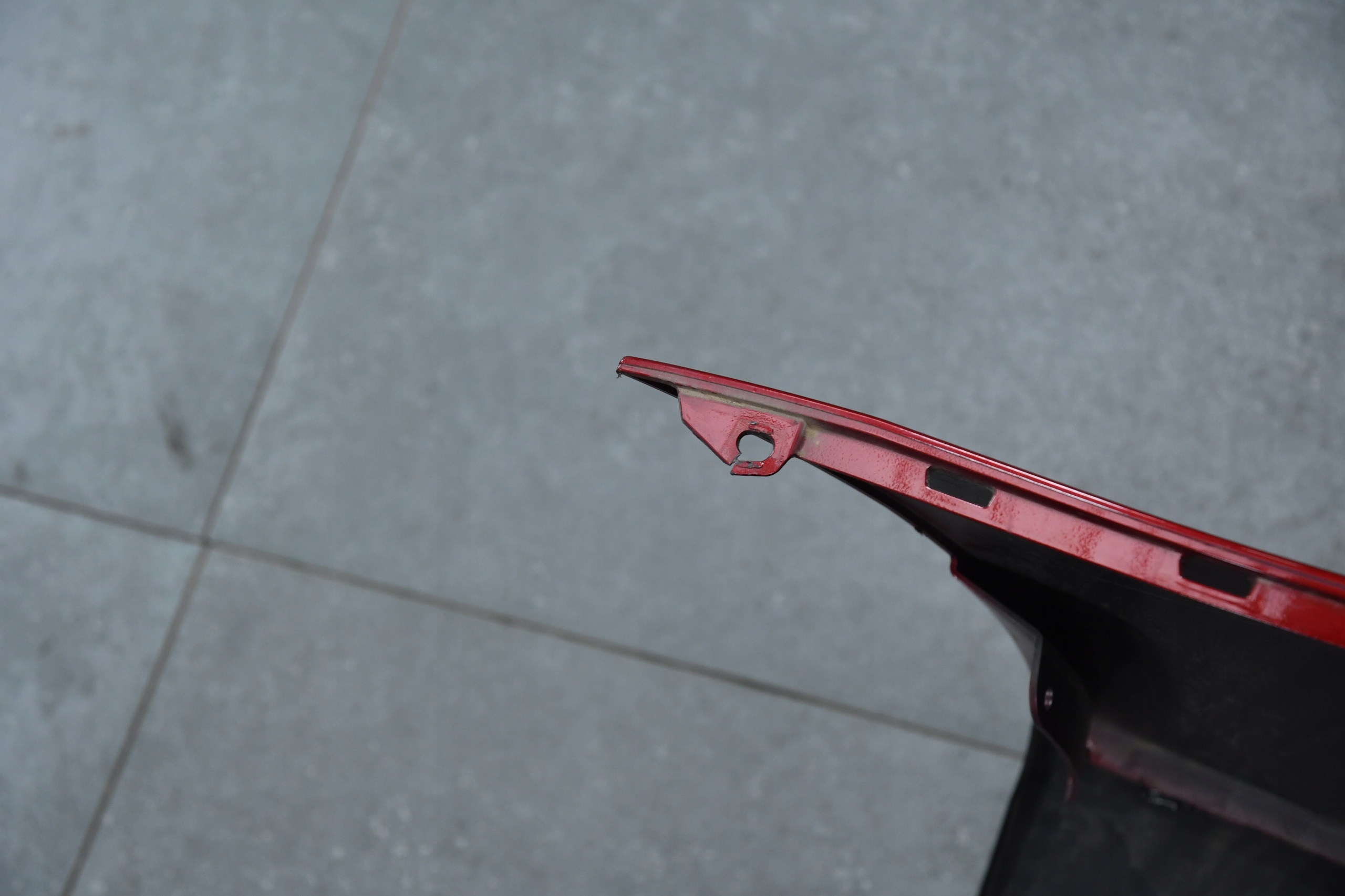 bumper rear part rear BMW 5 G60 m-packet C68 FIRE RED METALLIC
