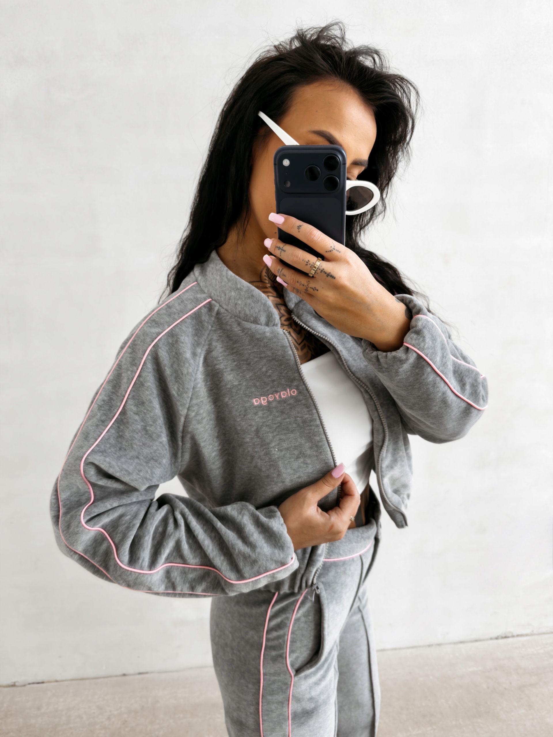 Dámská Bomber Elvia Olavoga Šedá M