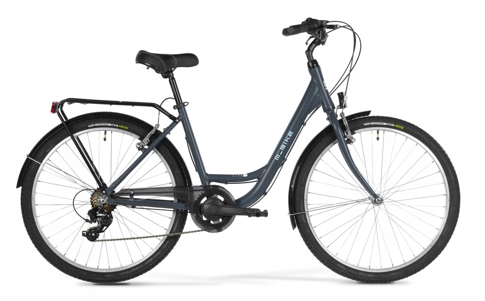 Rower Miejski 26'' M-bike Cityline 726 46CM Matt Gray Blue
