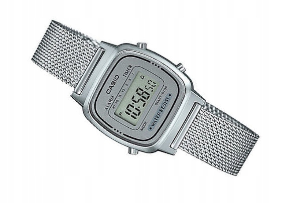 Malé Retro Hodinky Casio LA670WEM-7EF Mesh