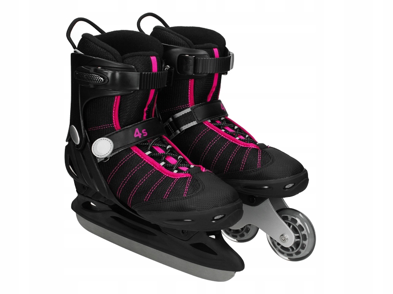 Damskie ŁYŻWOROLKI abec7 2w1 ROLKI + ŁYŻWY - 41 - PRZECENA !!! Model 2380