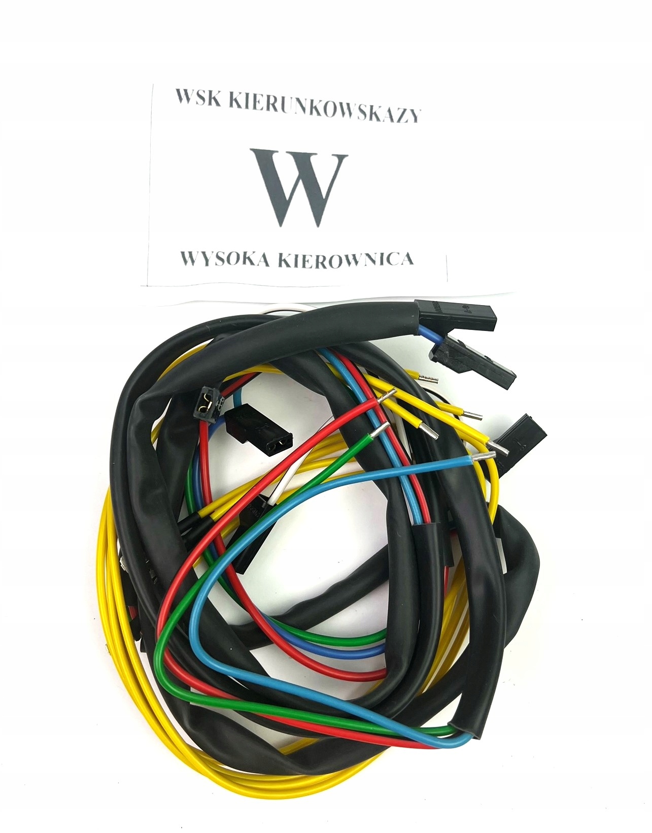 Instalacja elektryczna kierunków Wsk 125 175 wiązka kable Wysoka kierownica