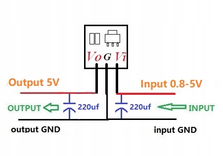 MINI PRZETWORNICA STEP-UP 0.9-5V DLA ARDUINO ESP Kod producenta Mini przetwornica step-up 0.9-5V
