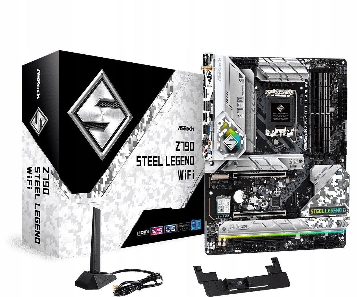 Asrock Základní deska Z790 Steel Legend Wifi S1700 4DDR5 Usb 3.2 Atx