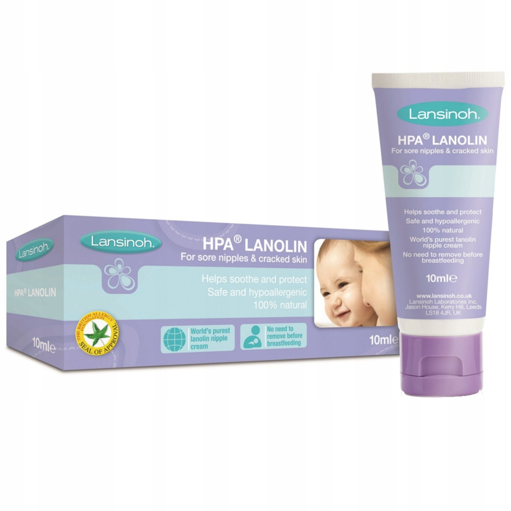 

Lansinoh Lanolina Hpa na pękające brodawki 10g