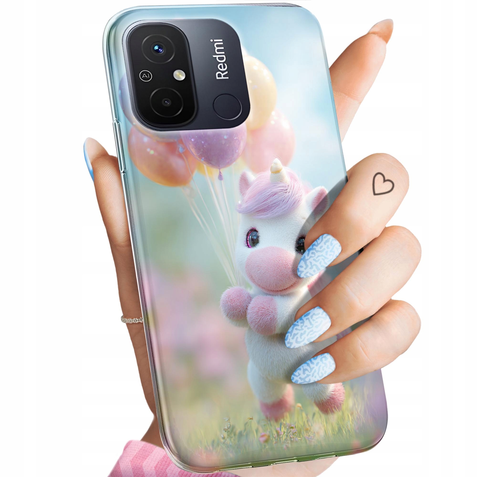 Etui Do Xiaomi Redmi 12C Jednorożec Bajki Księżniczki Obudowa Case