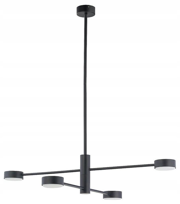 Luster Orbit čierny 4xGX53 Závesná lampa do izby do obývacej izby