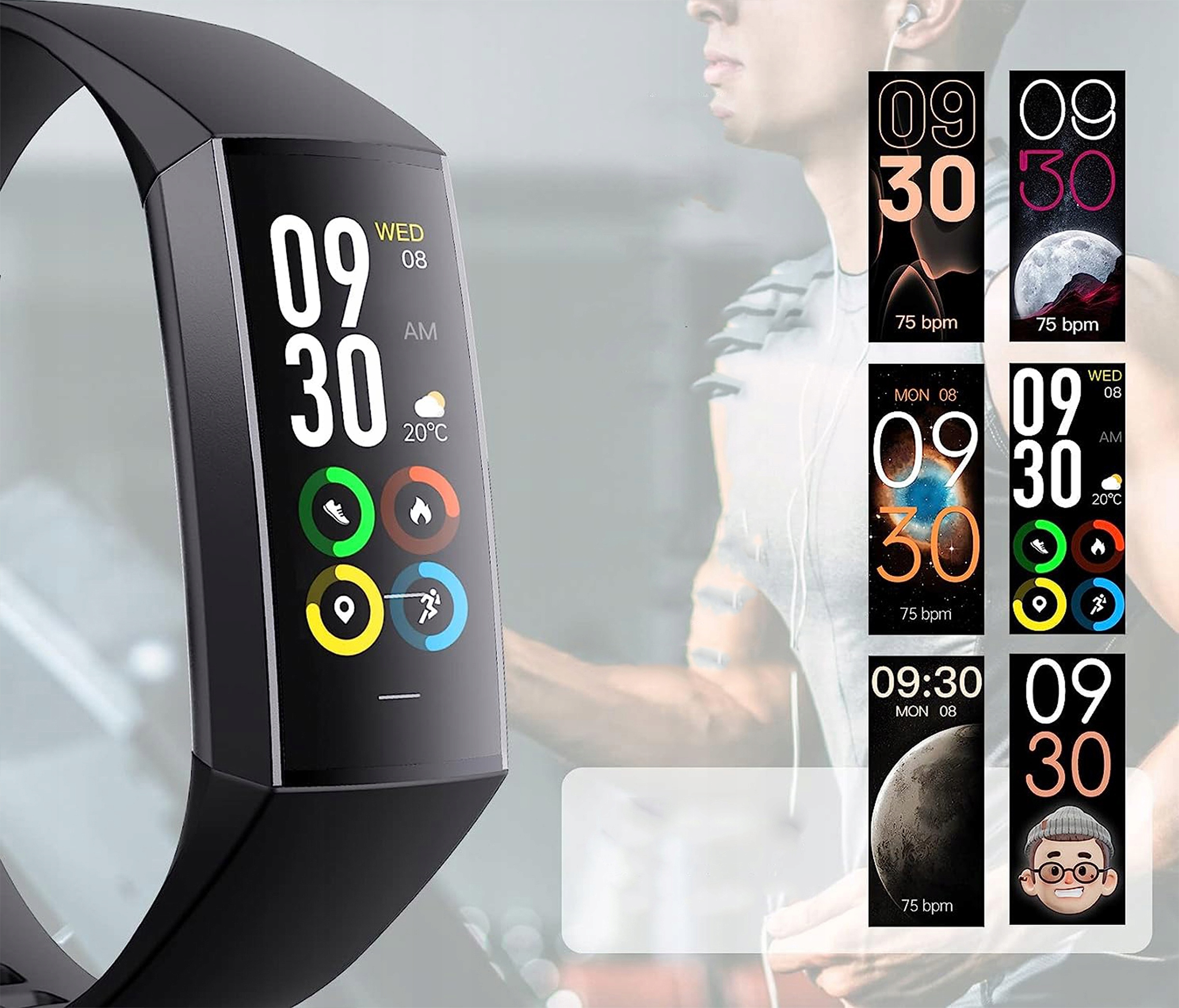 SMARTWATCH ZEGAREK DAMSKI WATCH MĘSKI PULS SPORT SMART POŁĄCZENIA SPORTOWY Rodzaj smartwatch