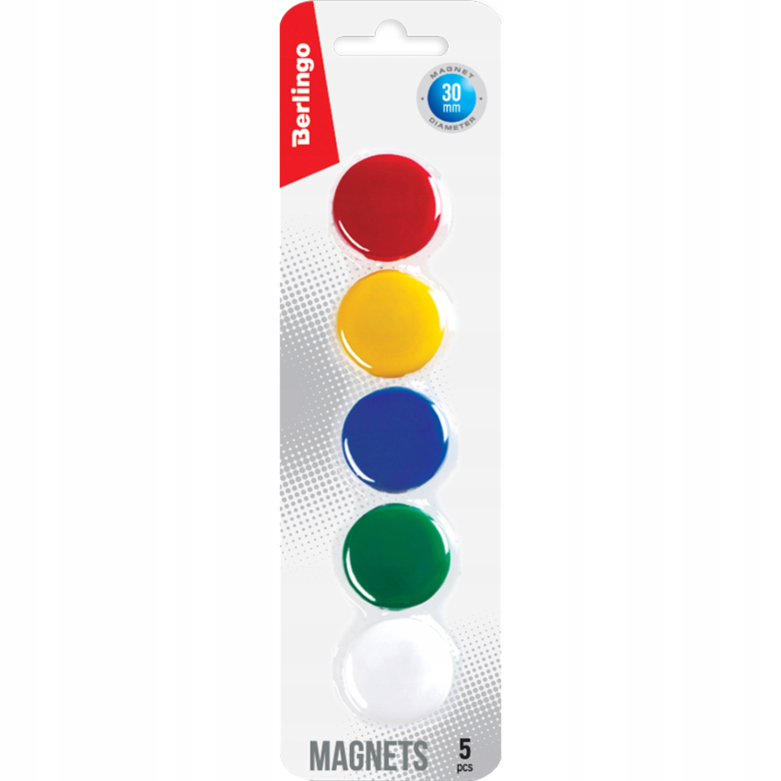 

Magnesy do tablic Berlingo okrągłe 30 mm