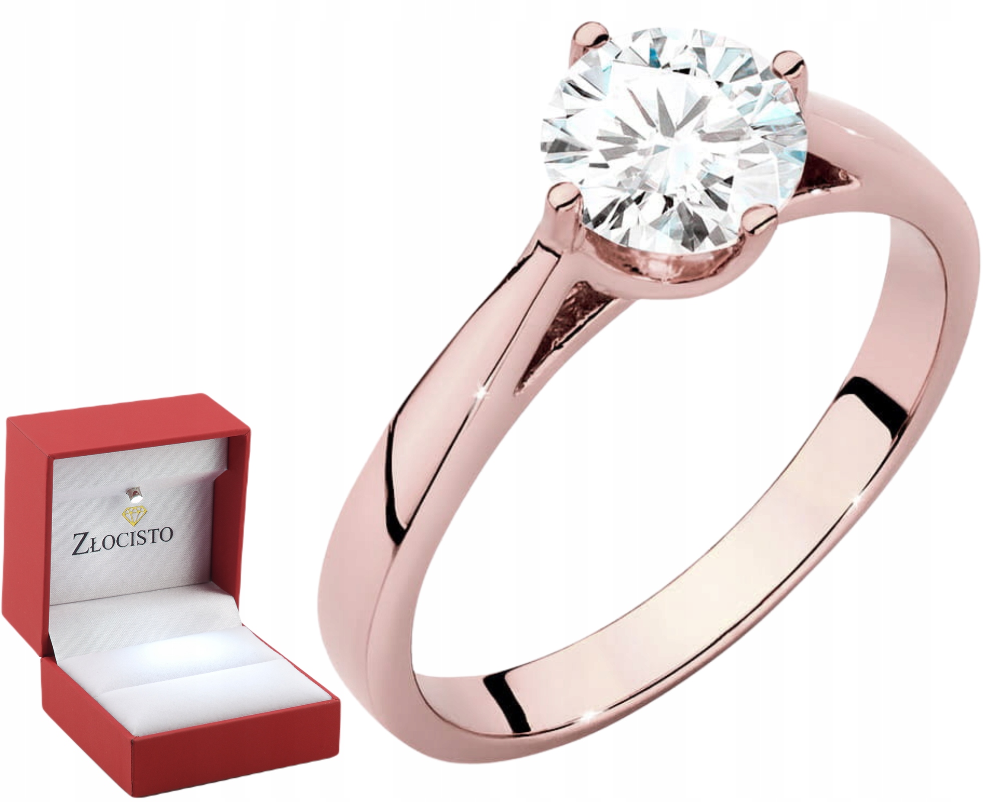 Zlatý Prstýnek S Laboratorním Diamantem 585