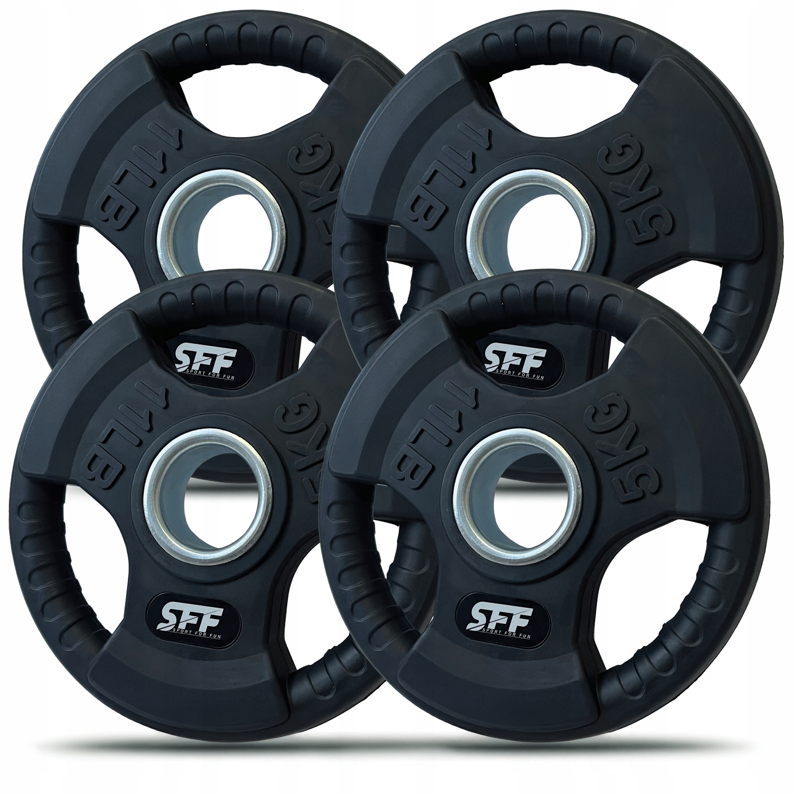 Obciążenie Olimpijskie Krążek 4x5KG Gumowane 51MM Wytrzymałe Solidne Zestaw