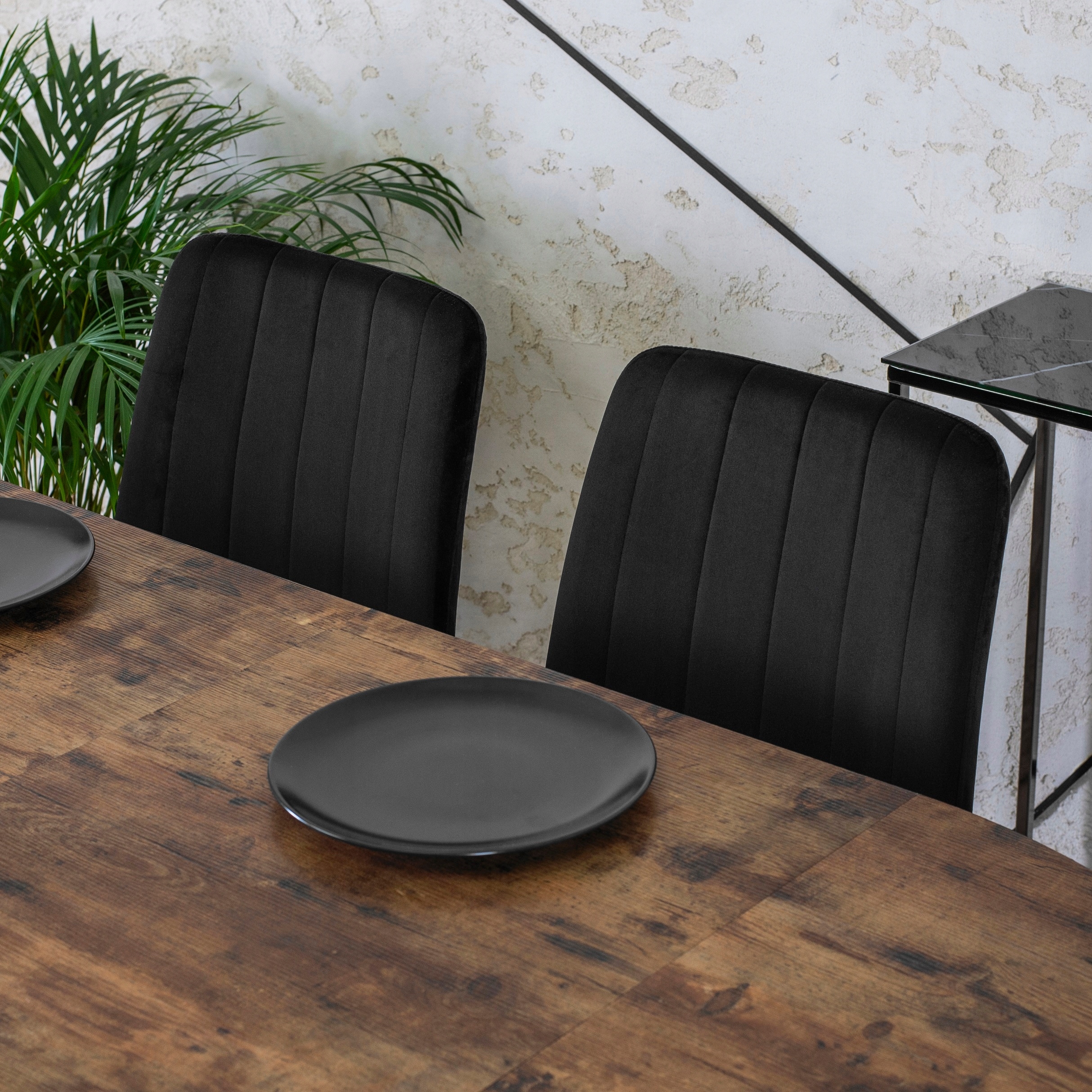 Stół Okrągły Rozkładany Nowoczesny Jadalnia Salon Loft Dąb Rustykalny LUKAS Materiał blatu płyta MDF