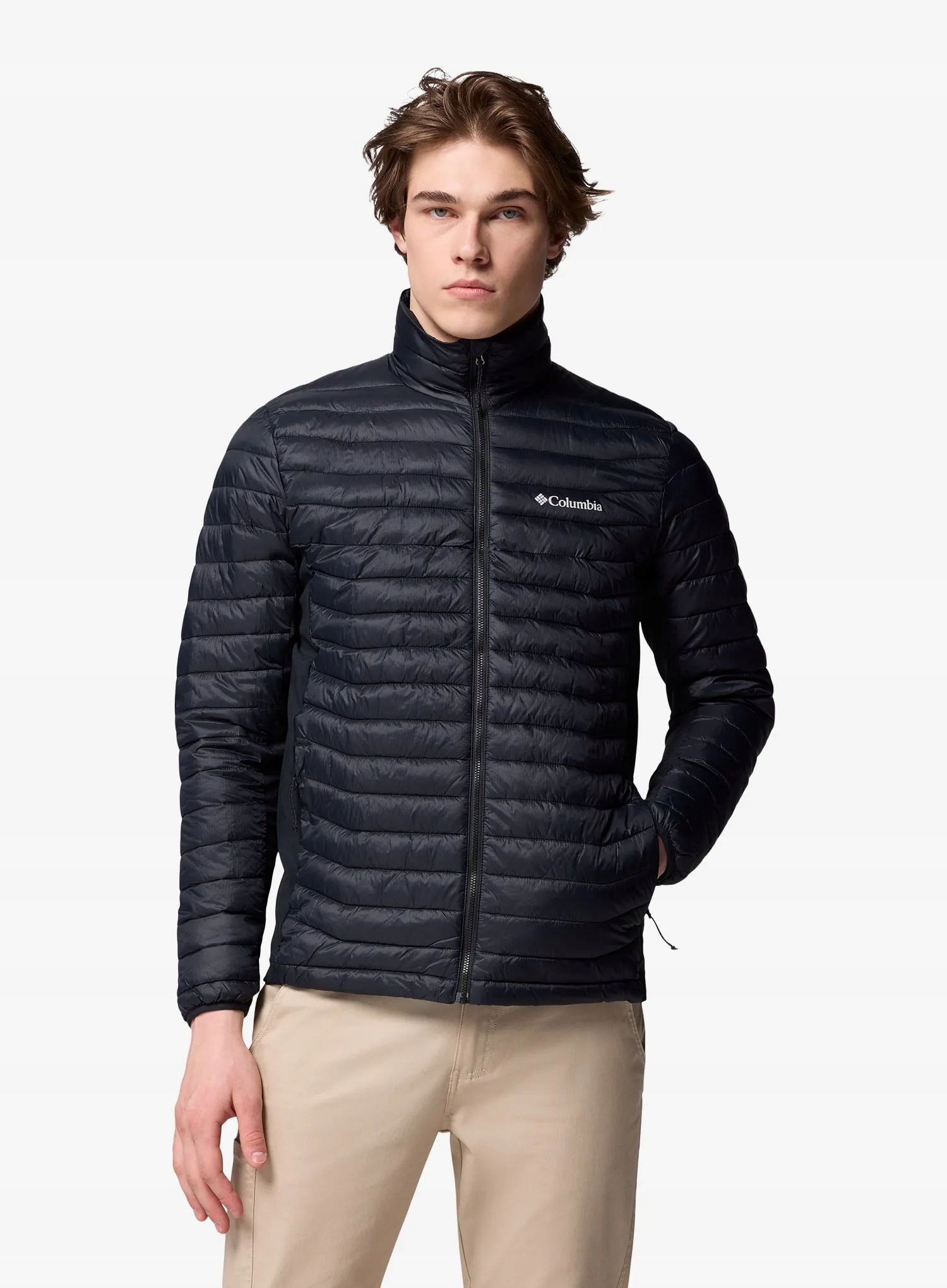 Kurtka ocieplana Columbia Powder Pass Hybrid Jacket black M