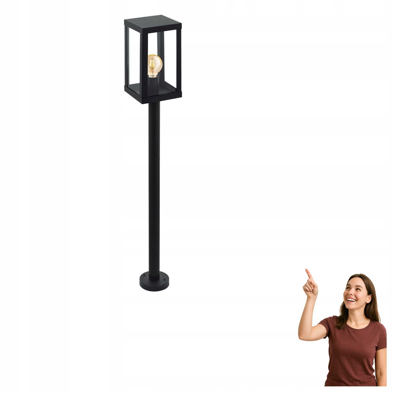 Vonkajšia lampa záhradný stĺpik Alamonte 1 94833 Eglo