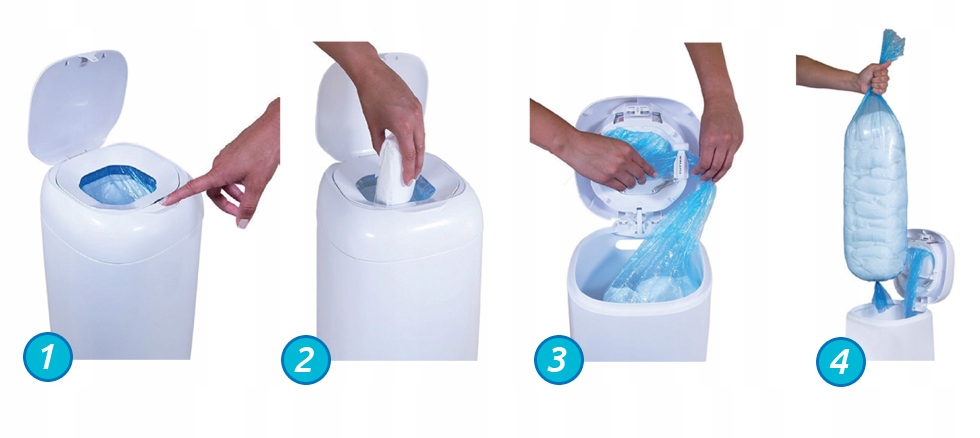 KOSZ NA PIELUCHY ANGELCARE DRESS UP + 1 WKŁAD Kod producenta 400205