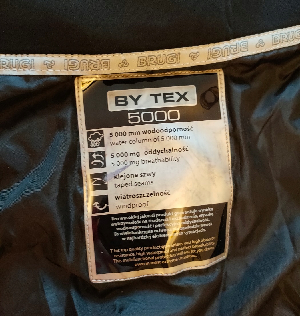 BRUGI 1AED KURTKA NARCIARSKA DAMSKA BY TEX ROZ. 38 Materiał dominujący Poliester