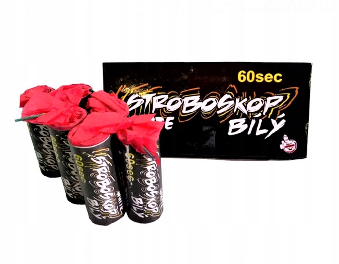 

Mocny Stroboskop Biały S60S W Opakowaniu 6 Sztuk