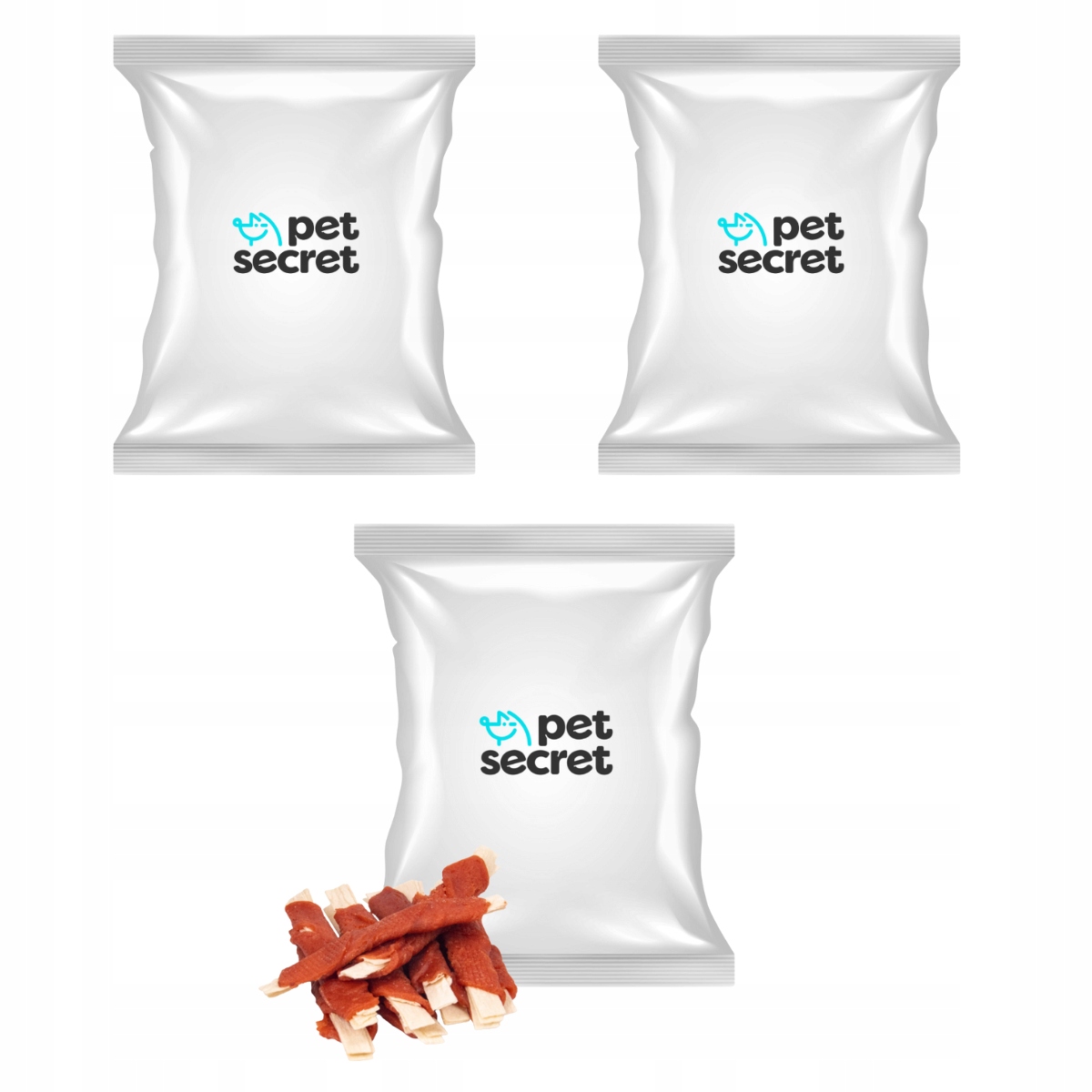 Levně Tyčinky s králíkem 3x500g Psí pamlsek Pet Secret Kousátko