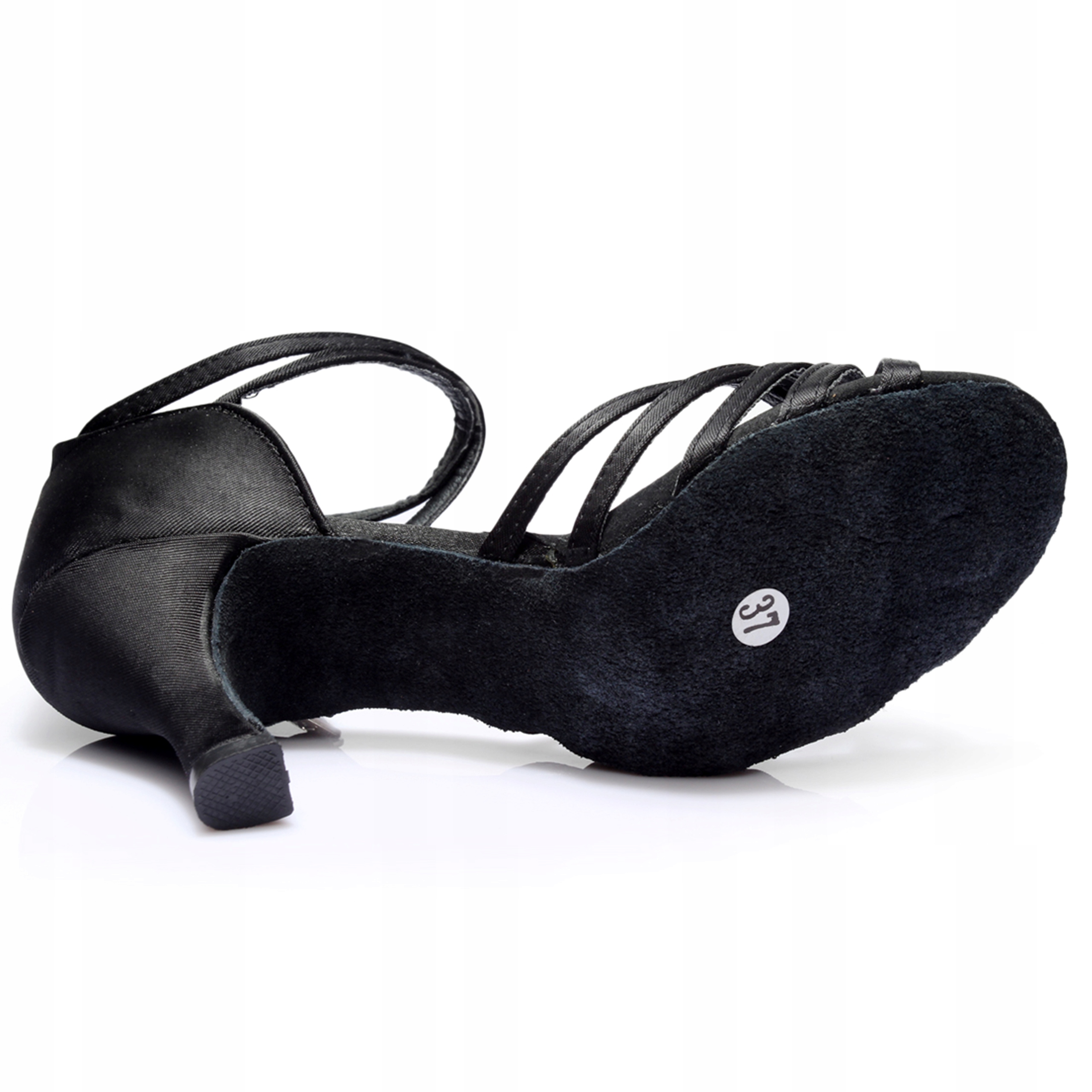 BUTY TANECZNE LATINO TANIEC TOWARZYSK 7CM 38 Rozmiar 38