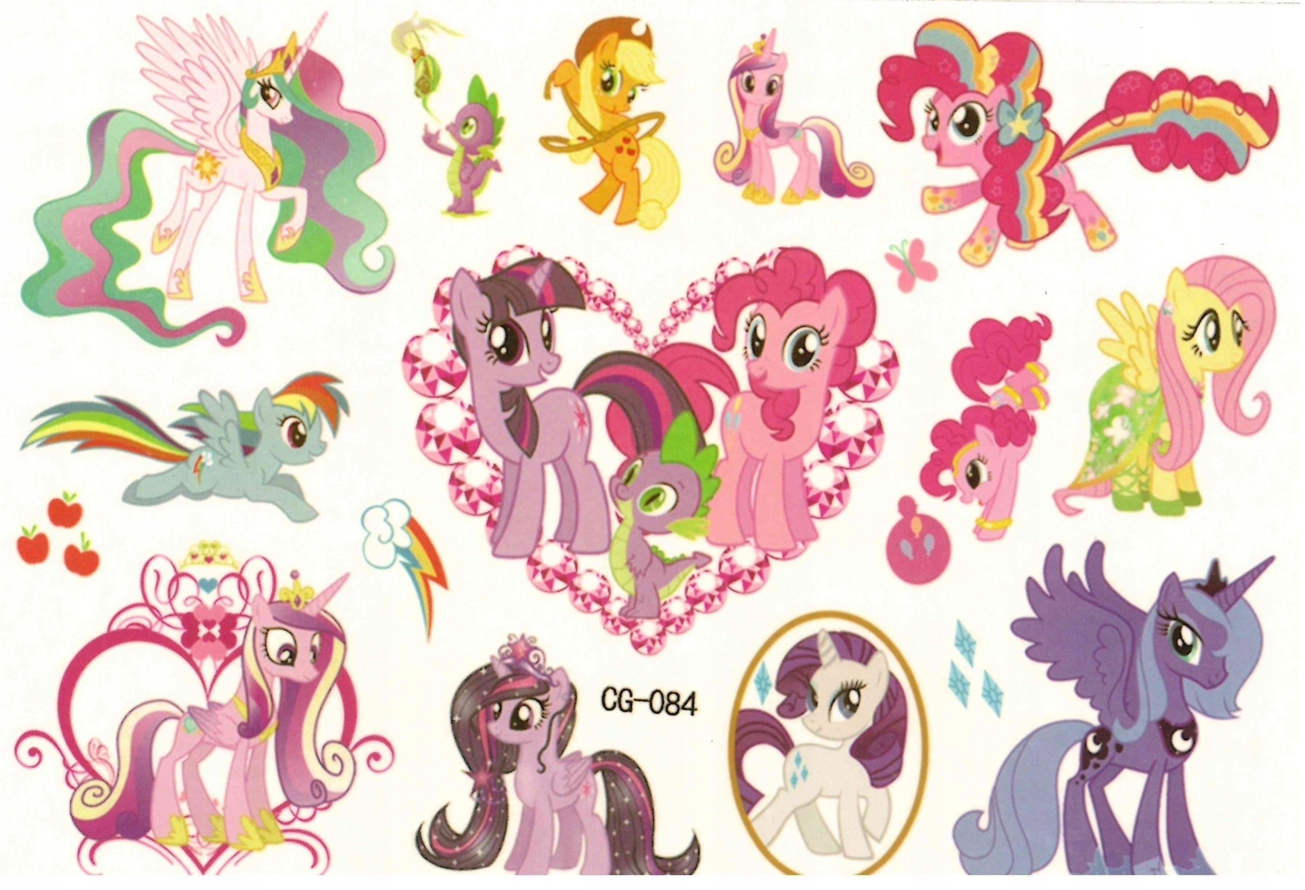 

Tatuaże zmywalne dla dzieci Koniki Pony CG084